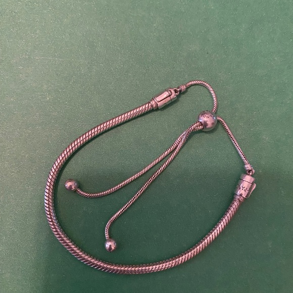 Pandora Moments Snake Chain Slider Bracelet - Picture 3 of 3